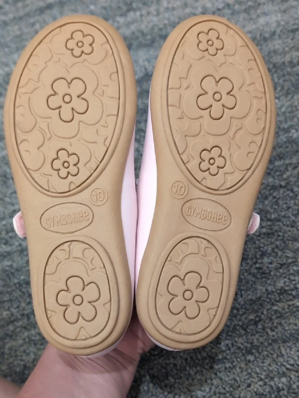NEW Gymboree Light Pink Bunny Face Mary Jane Shoes for Kids Size 10